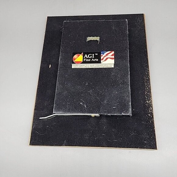 AGI Fine Arts Framed Oil Picture 3D shadow box Cerro Torre Glacier National Park - Picture 4 of 8